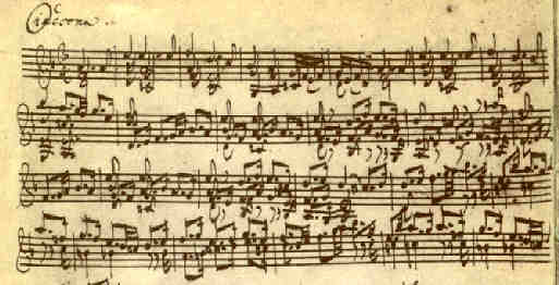 Chaconne-osa Bachin Partitasta d-molli